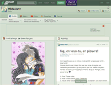 Tablet Screenshot of mikka-mew.deviantart.com