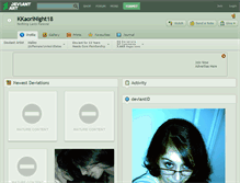 Tablet Screenshot of kkaorinight18.deviantart.com