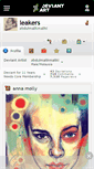 Mobile Screenshot of leakers.deviantart.com