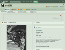 Tablet Screenshot of cgray0983.deviantart.com