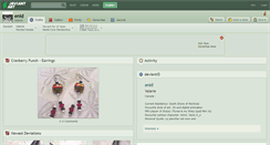 Desktop Screenshot of enid.deviantart.com
