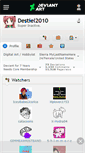 Mobile Screenshot of destiel2010.deviantart.com