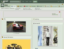 Tablet Screenshot of kluis.deviantart.com