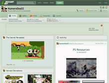 Tablet Screenshot of numerodos02.deviantart.com