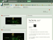 Tablet Screenshot of karlozsd.deviantart.com