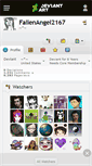 Mobile Screenshot of fallenangel2167.deviantart.com