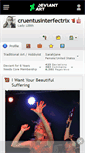 Mobile Screenshot of cruentusinterfectrix.deviantart.com