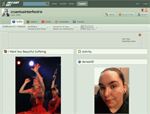 Tablet Screenshot of cruentusinterfectrix.deviantart.com
