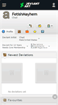 Mobile Screenshot of fetishmayhem.deviantart.com