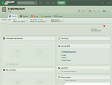 Tablet Screenshot of fetishmayhem.deviantart.com