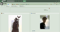Desktop Screenshot of devilhs.deviantart.com