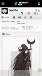 Mobile Screenshot of devilhs.deviantart.com