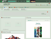Tablet Screenshot of lorien-78-n.deviantart.com