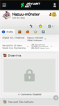 Mobile Screenshot of nazuu-m0nster.deviantart.com