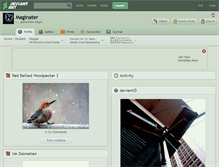 Tablet Screenshot of maginater.deviantart.com