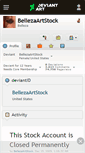 Mobile Screenshot of bellezaartstock.deviantart.com