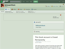 Tablet Screenshot of bellezaartstock.deviantart.com
