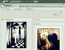 Tablet Screenshot of darksyren.deviantart.com