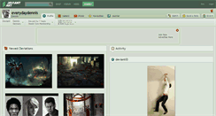 Desktop Screenshot of everydaydennis.deviantart.com