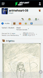 Mobile Screenshot of animeheart-08.deviantart.com