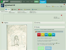 Tablet Screenshot of animeheart-08.deviantart.com