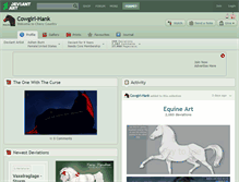 Tablet Screenshot of cowgirl-hank.deviantart.com