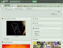 Tablet Screenshot of francien.deviantart.com