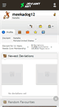 Mobile Screenshot of meekadog12.deviantart.com