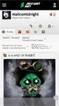 Mobile Screenshot of malicemidnight.deviantart.com