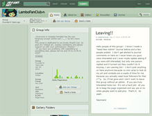 Tablet Screenshot of lambofanclub.deviantart.com