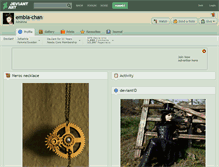 Tablet Screenshot of embla-chan.deviantart.com