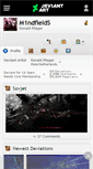 Mobile Screenshot of m1ndfields.deviantart.com