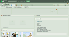 Desktop Screenshot of evil-panda.deviantart.com