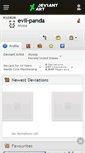Mobile Screenshot of evil-panda.deviantart.com