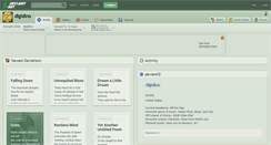 Desktop Screenshot of digidino.deviantart.com