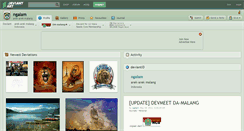 Desktop Screenshot of ngalam.deviantart.com