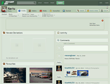 Tablet Screenshot of flav1u.deviantart.com