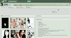 Desktop Screenshot of h0tang.deviantart.com