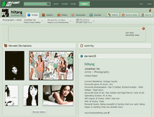 Tablet Screenshot of h0tang.deviantart.com