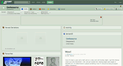 Desktop Screenshot of geekasaurus.deviantart.com