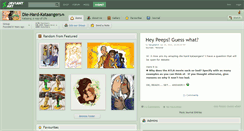 Desktop Screenshot of die-hard-kataangers.deviantart.com