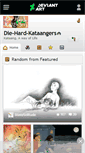 Mobile Screenshot of die-hard-kataangers.deviantart.com