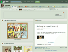 Tablet Screenshot of hiutale.deviantart.com