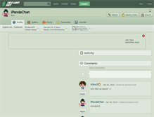 Tablet Screenshot of ipandachan.deviantart.com
