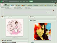 Tablet Screenshot of lafoi.deviantart.com