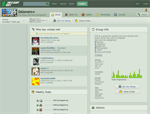 Tablet Screenshot of dalovers.deviantart.com