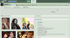Desktop Screenshot of dracilla112.deviantart.com