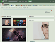 Tablet Screenshot of patweiss.deviantart.com