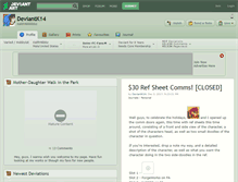 Tablet Screenshot of deviantk14.deviantart.com