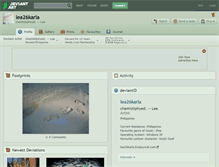 Tablet Screenshot of lea26karla.deviantart.com